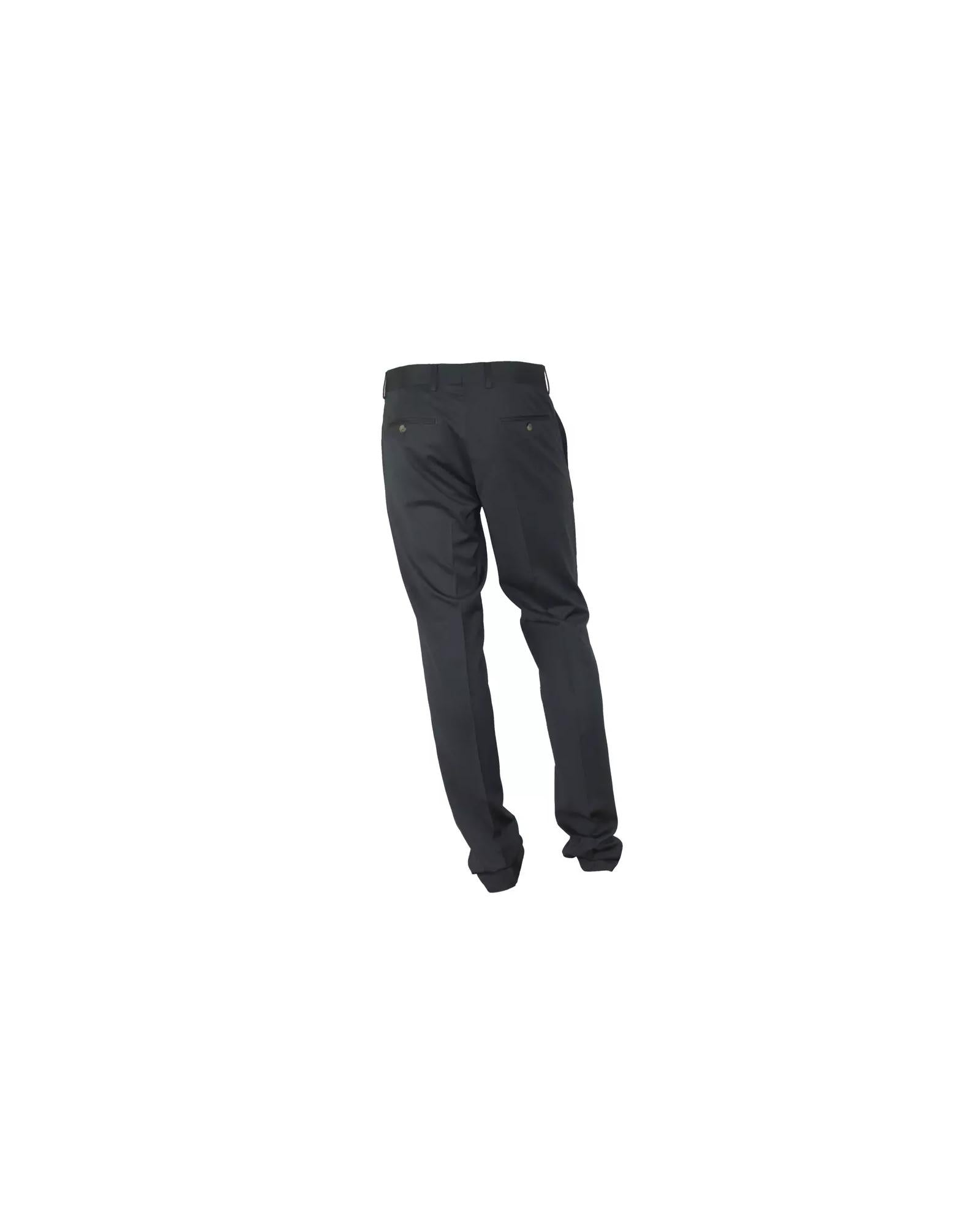 Polyester and Viscose Trousers 46 IT Men