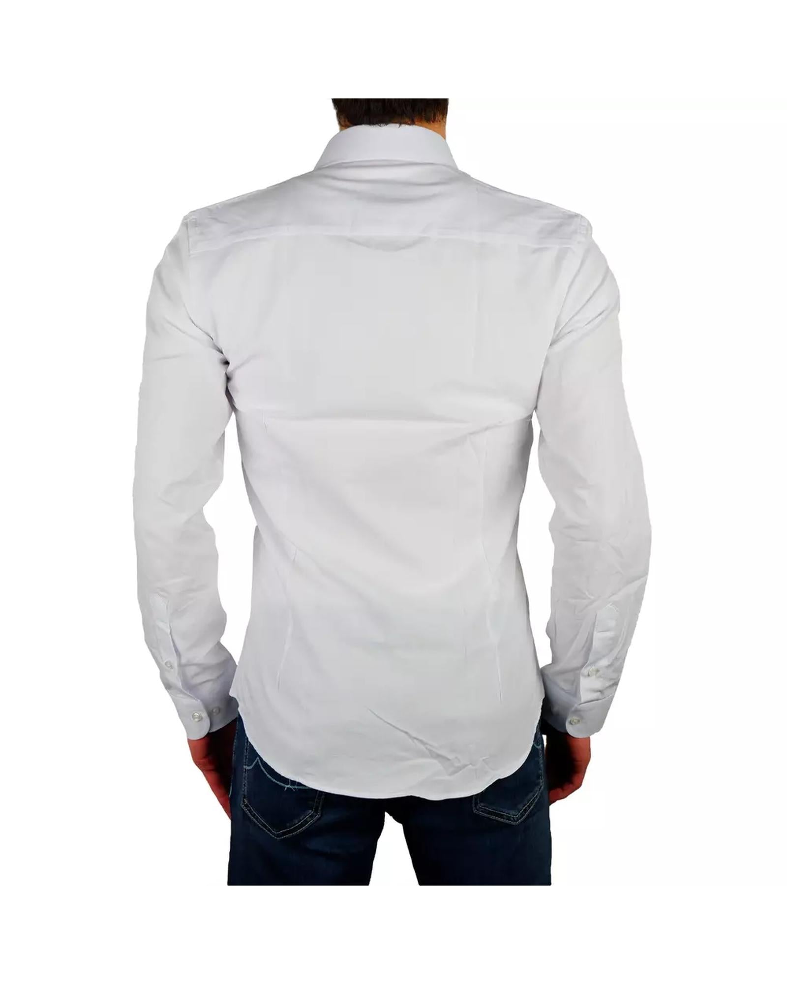 Milano Shirt in Oxford White Cotton 45 IT Men