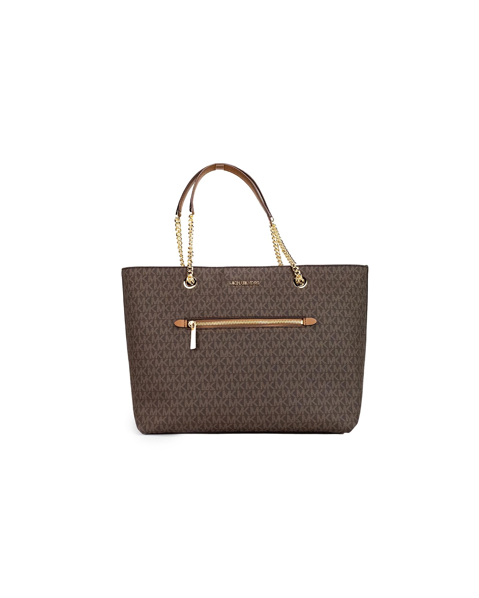 Jet Set Medium Front Zip Chain Tote Bag One Size Women