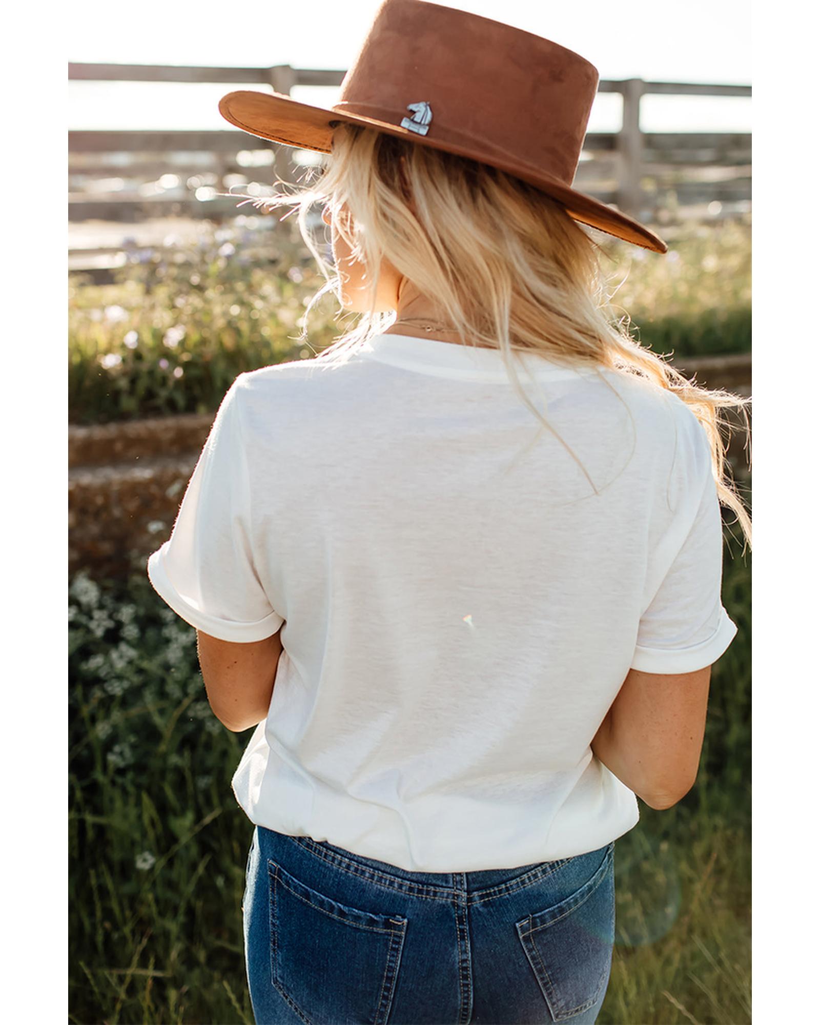 Azura Exchange Cowboy Take Me Away T-Shirt - XL