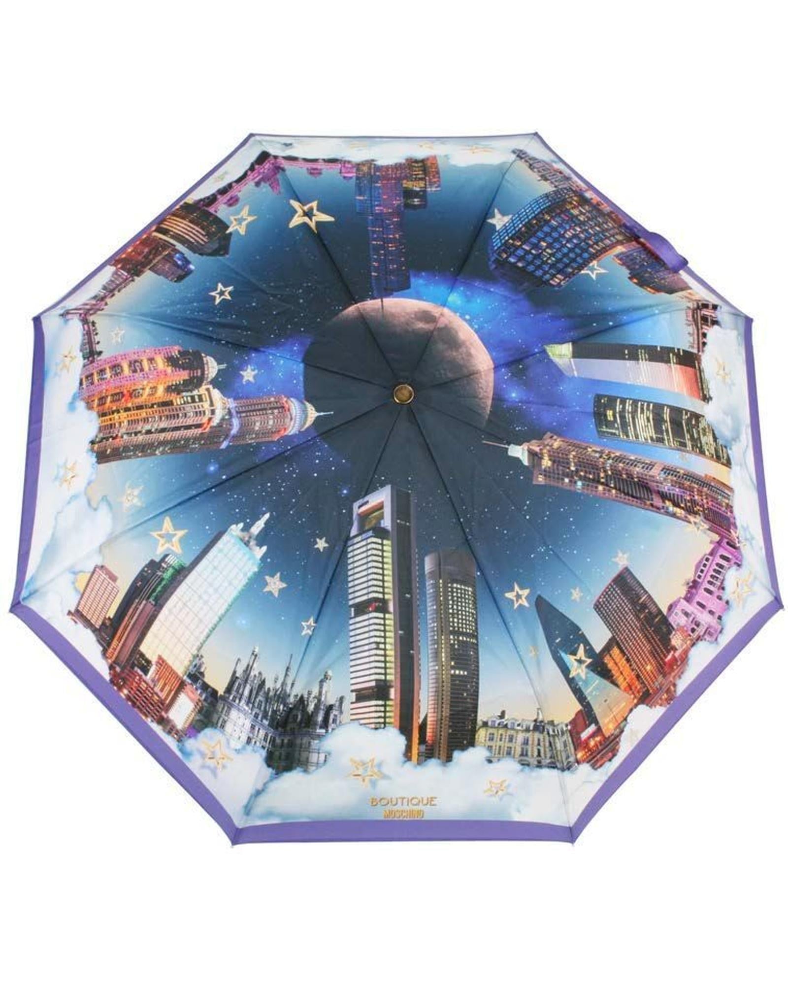 Romantic City" Moschino Umbrella One Size Women