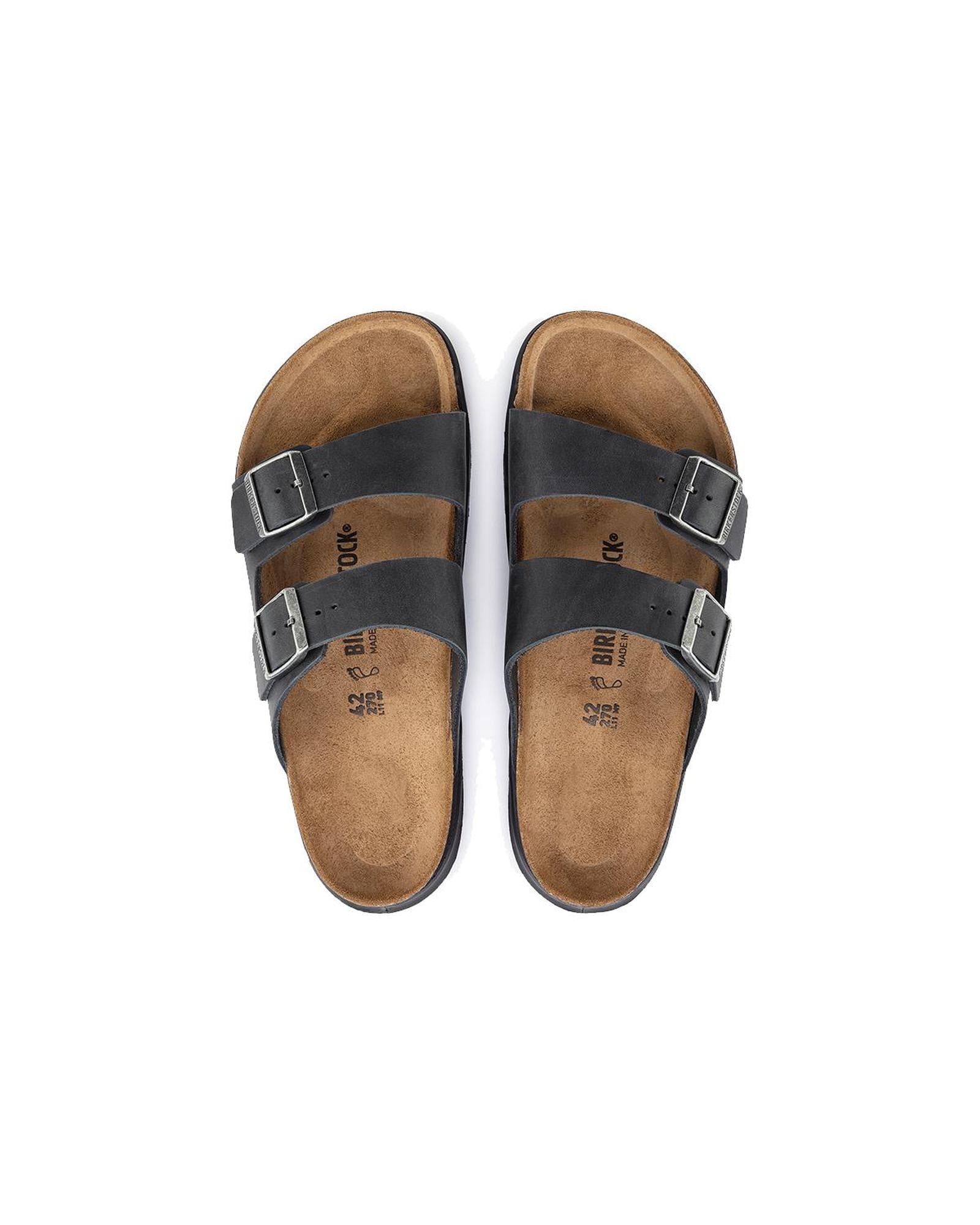 Classic Leather Sandals with Adjustable Buckles - 39 EU