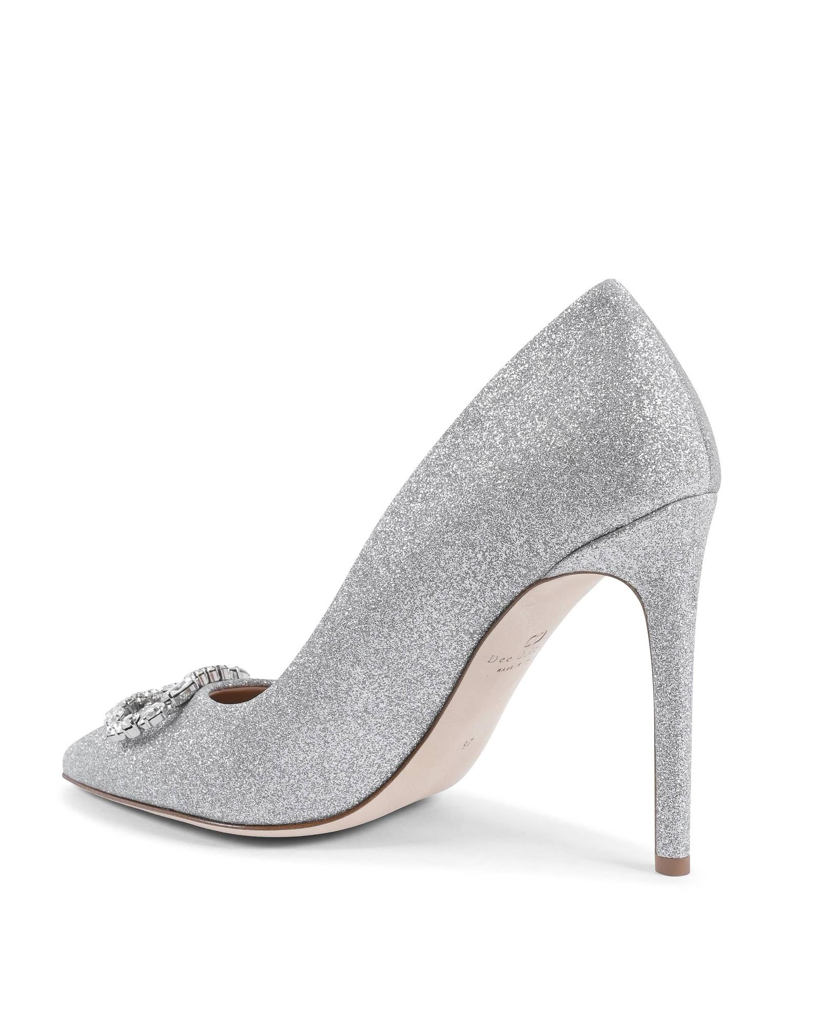 Glitter Pump with Logo - 38 EU