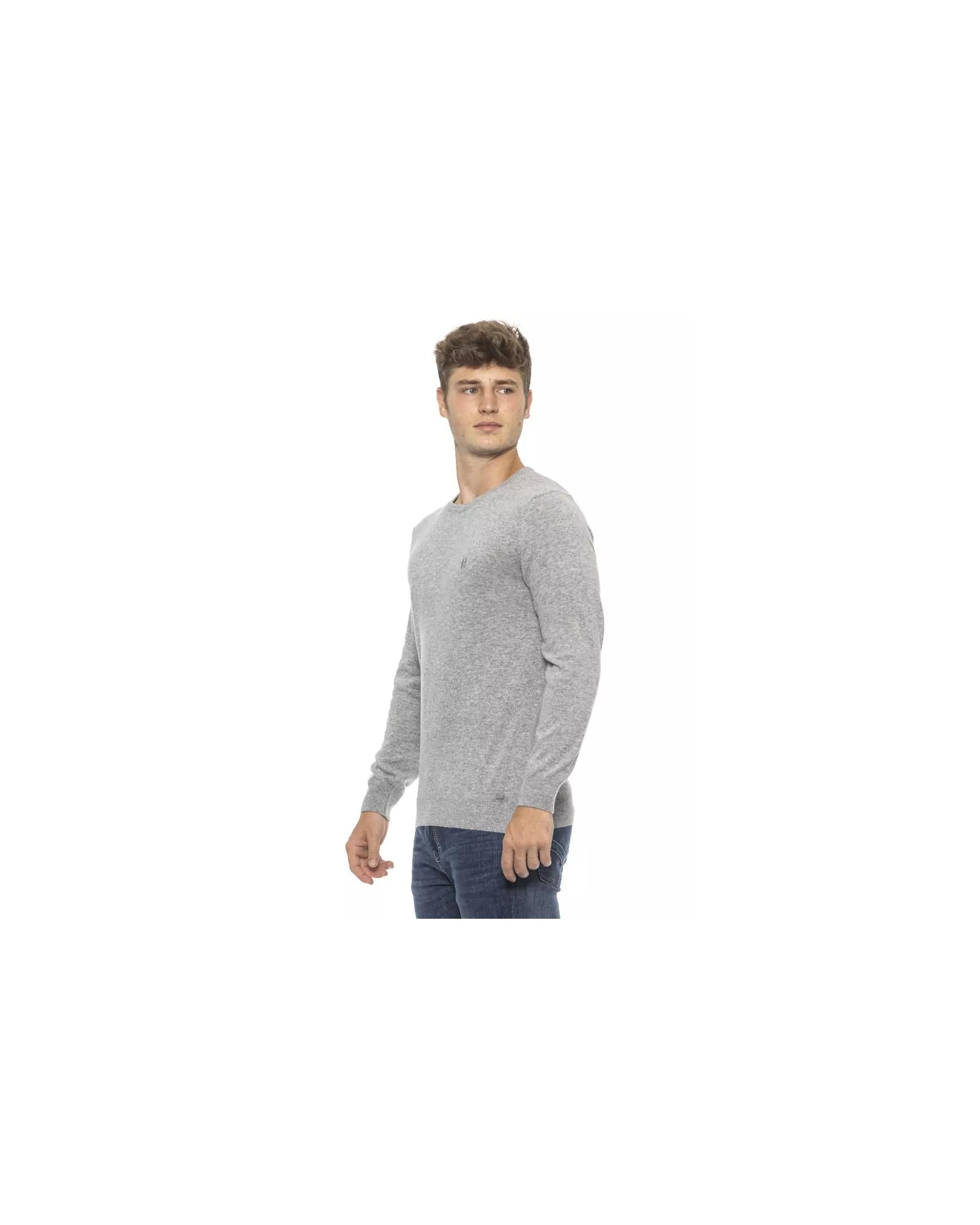 Crew Neck Solid Color Sweater XL Men