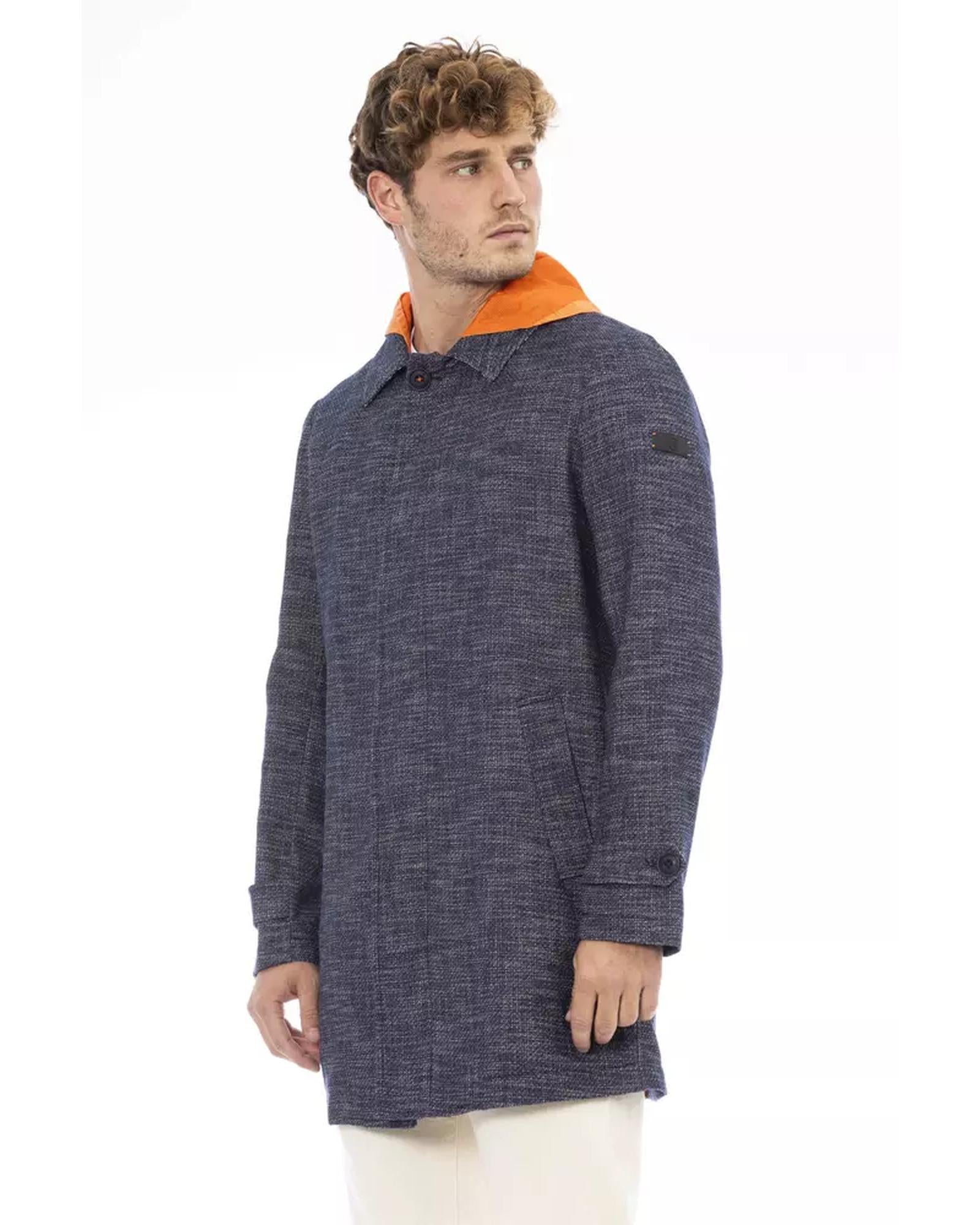 Waterproof Jacket with Braces and Button Closure 48 IT Men