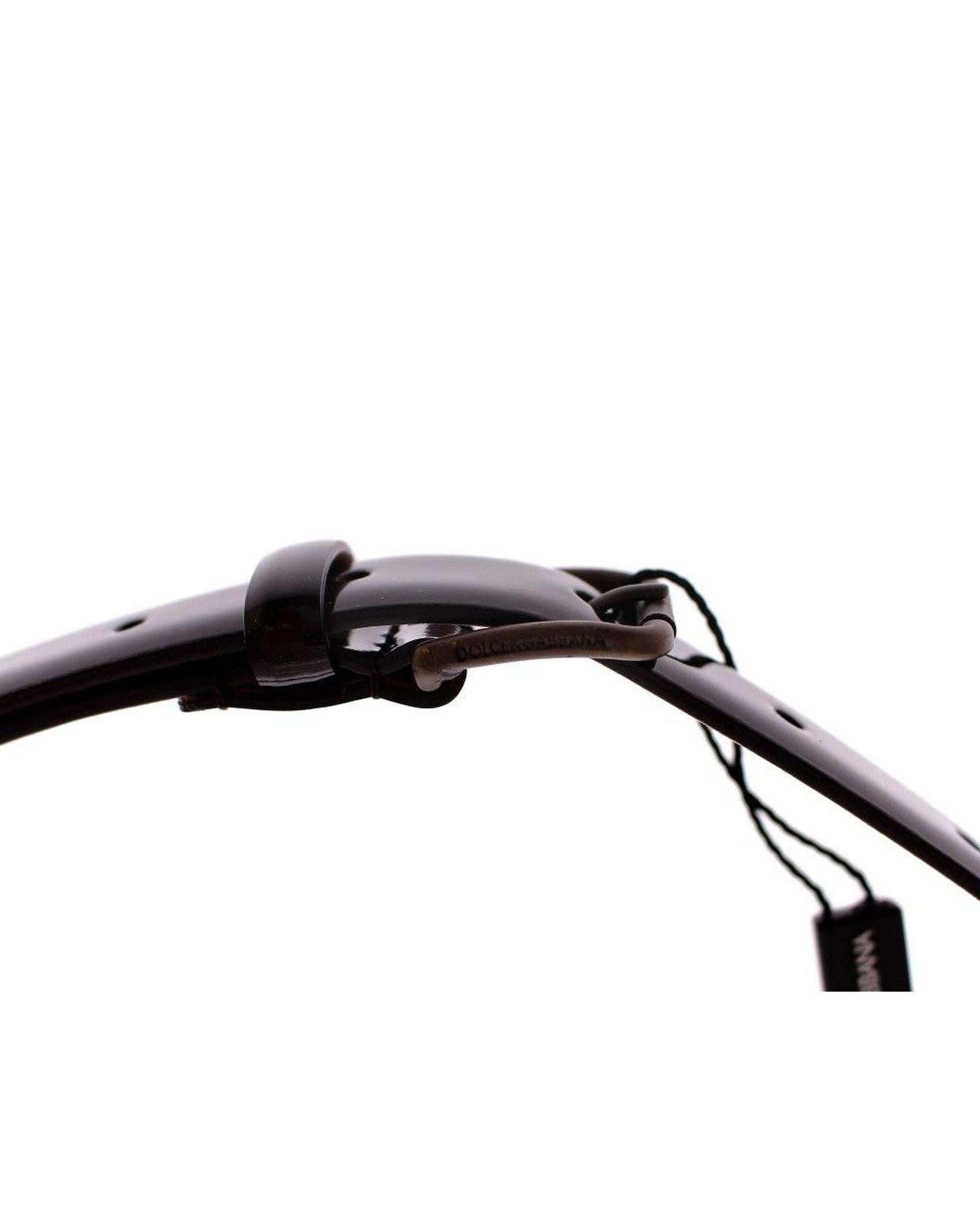 Dolce & Gabbana Logo Detail Leather Belt 90 cm Women