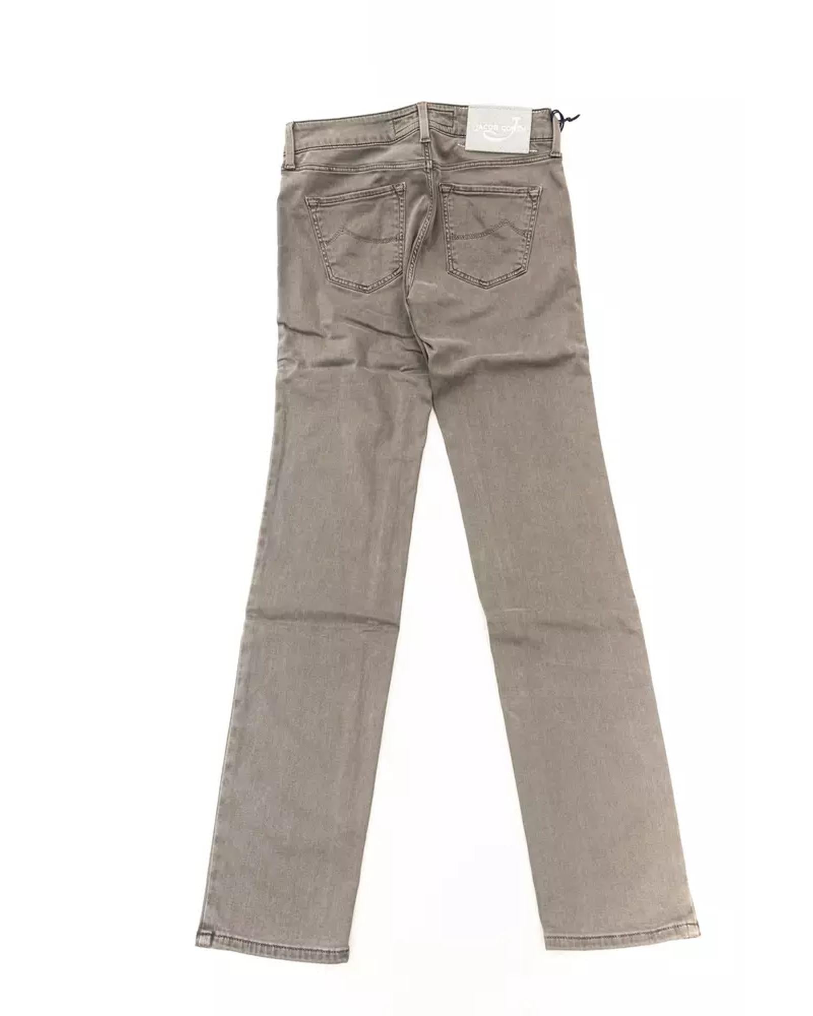 Vintage Style 5-Pocket Jeans with Logo Details W27 US Women