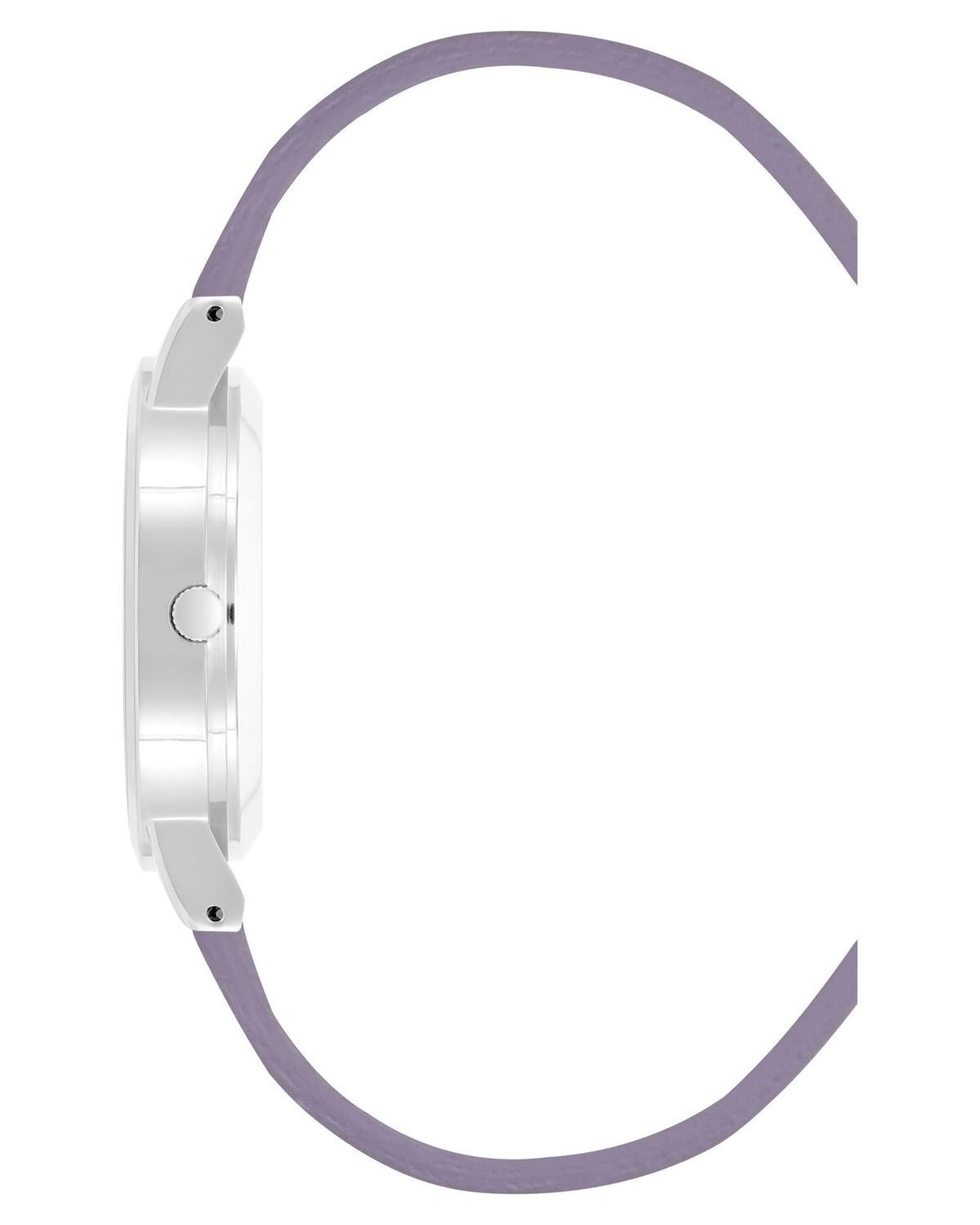 Silver Rhinestone Fashion Watch with Analog Display One Size Women