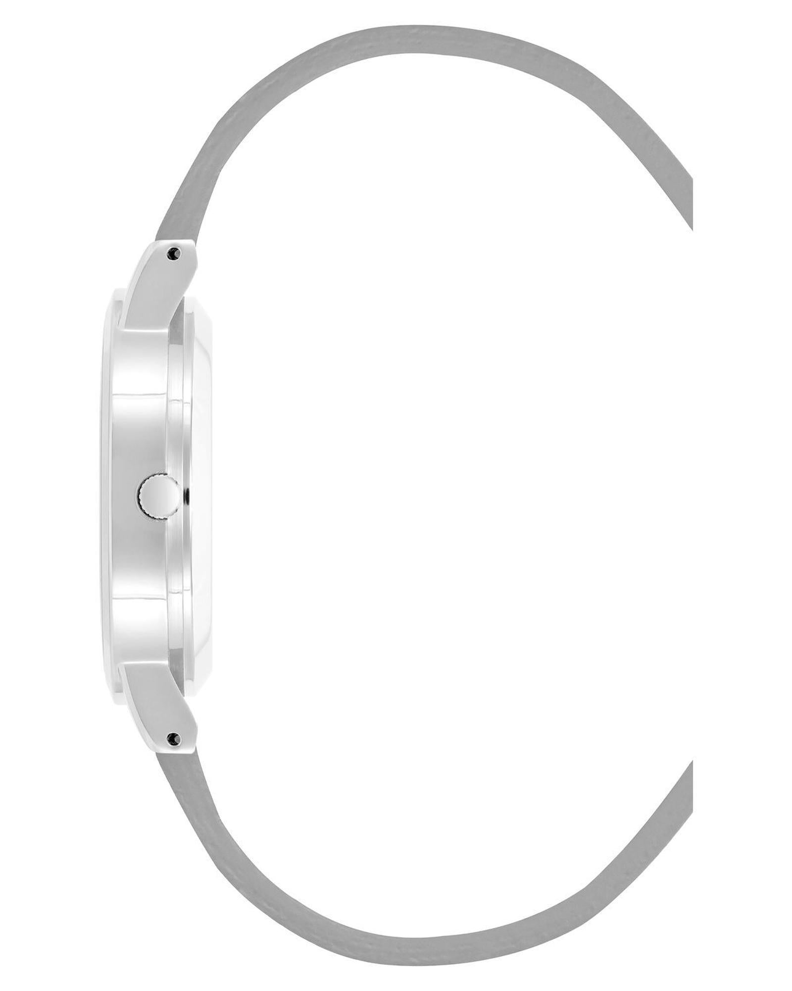 Silver Fashion Womens Analog Quartz Watch with Pin Buckle Closure One Size Women