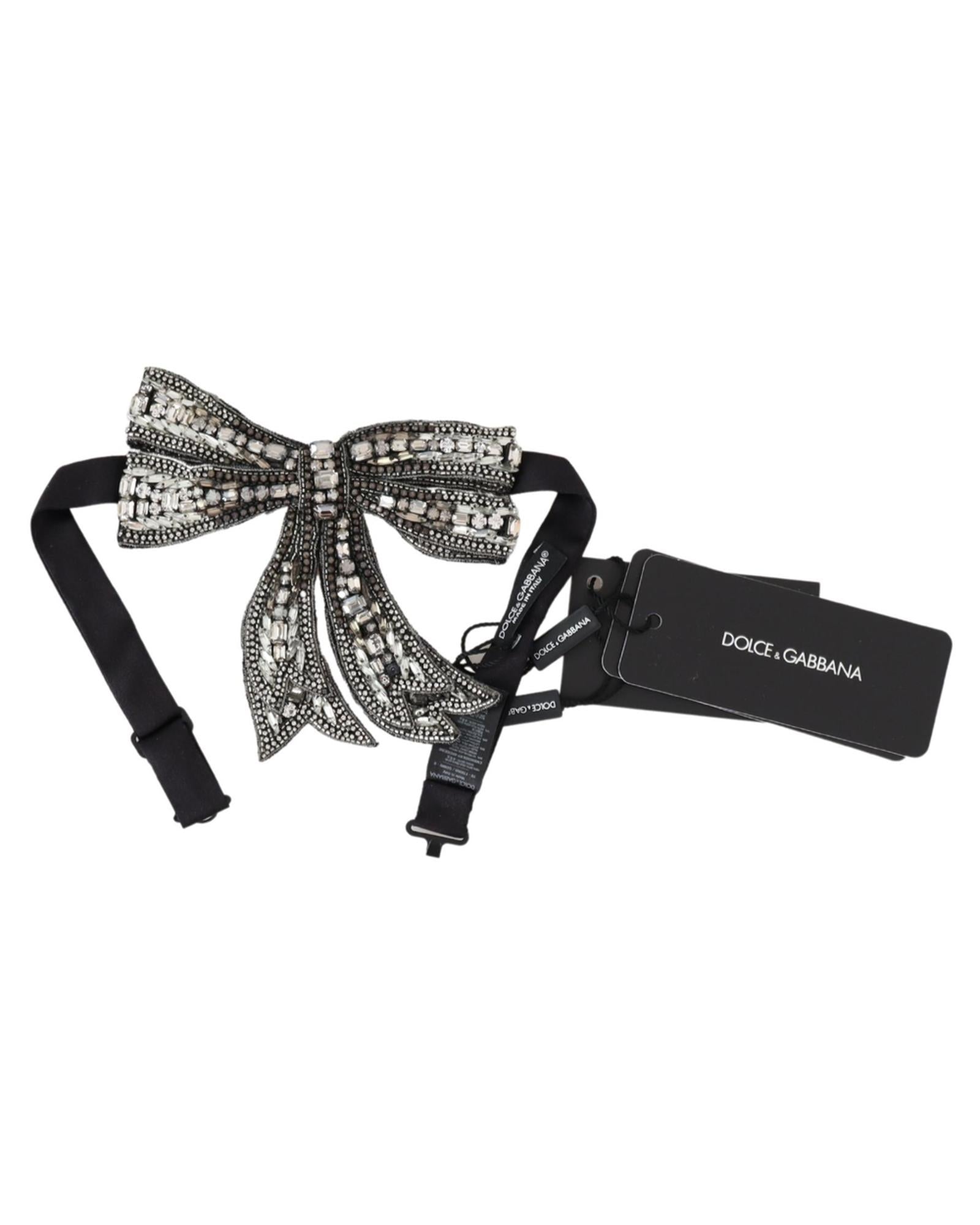 Dolce & Gabbana Embellished Bowtie One Size Women