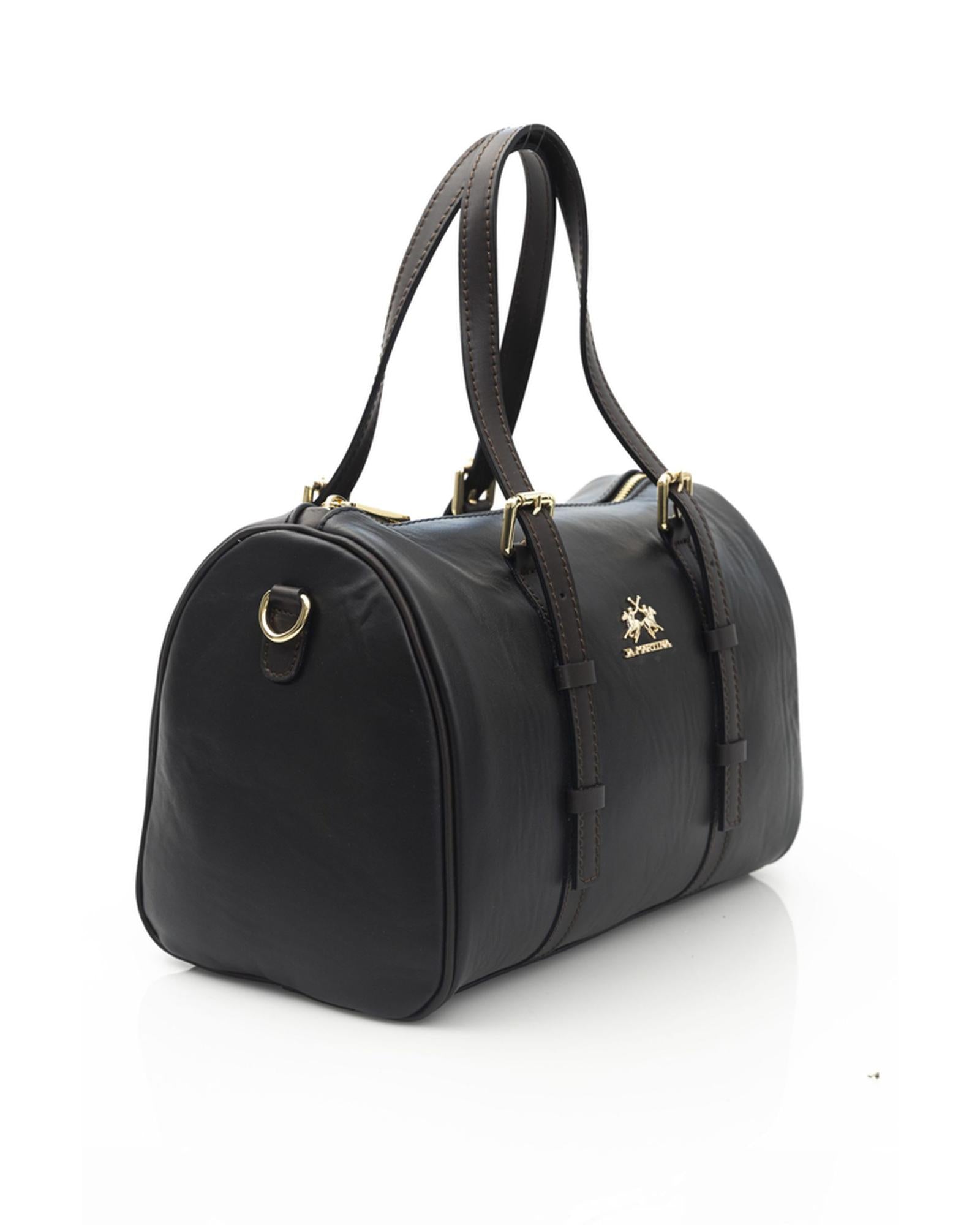 Logoed Crossbody Bag with Zip Closure & Internal Compartments One Size Men