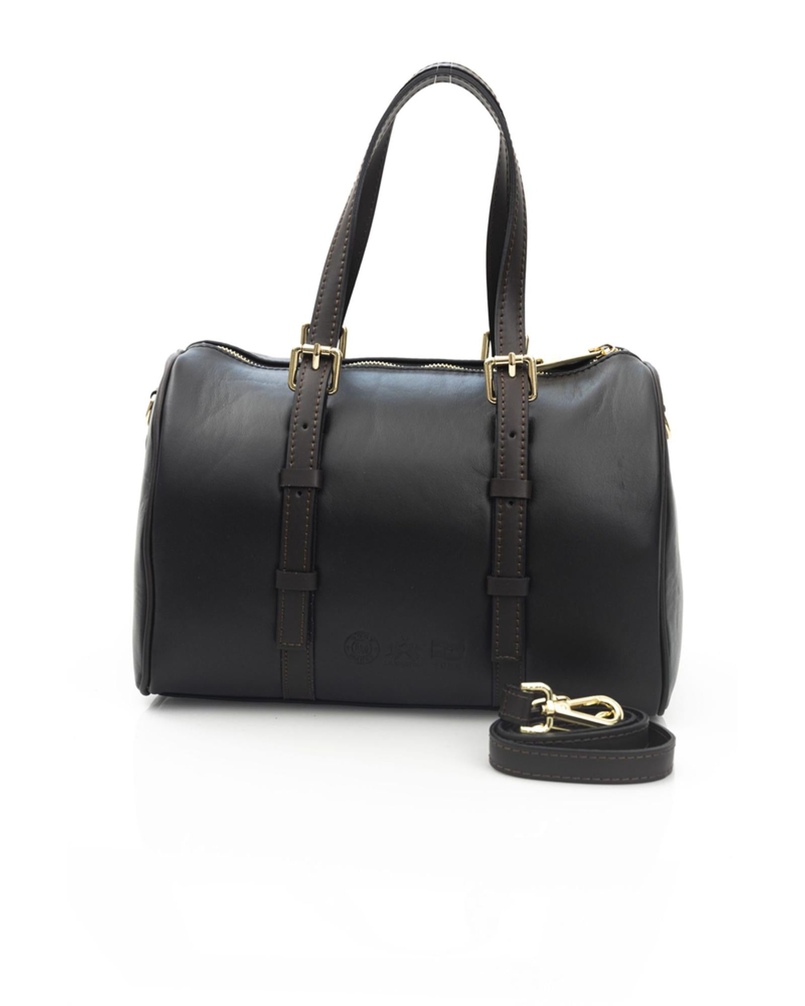 Logoed Crossbody Bag with Zip Closure & Internal Compartments One Size Men