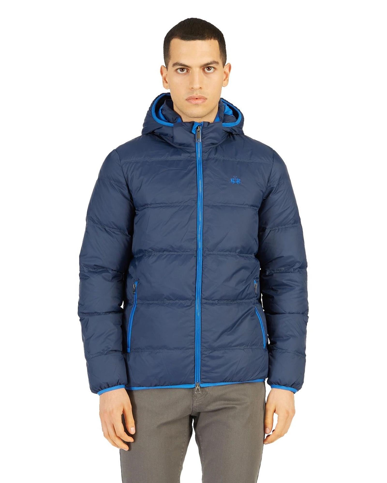 La Martina Blu Poliammide Men's Jacket main image 1