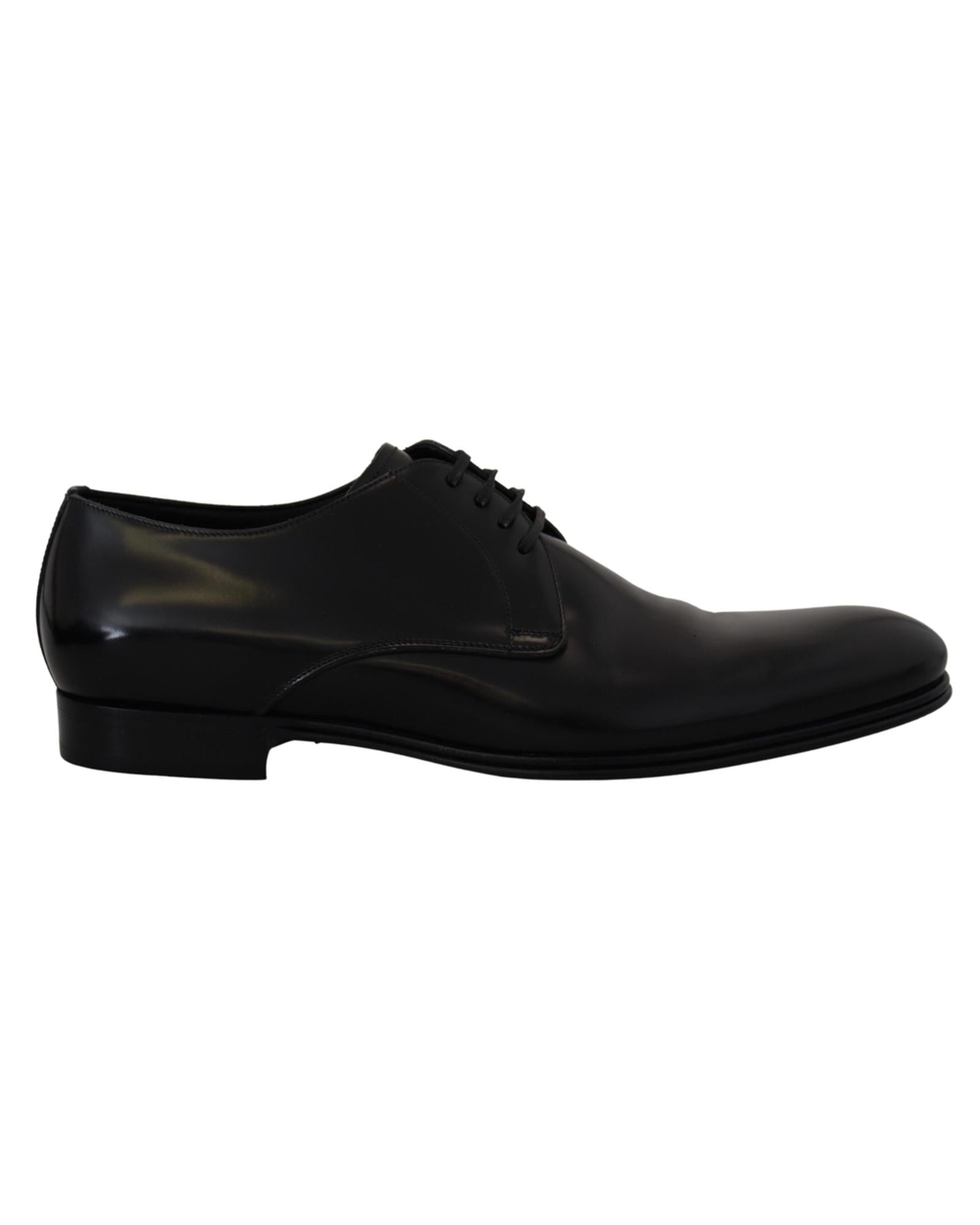 Derby Dress Formal Shoes with Leather Sole and Logo Details 42.5 EU Men