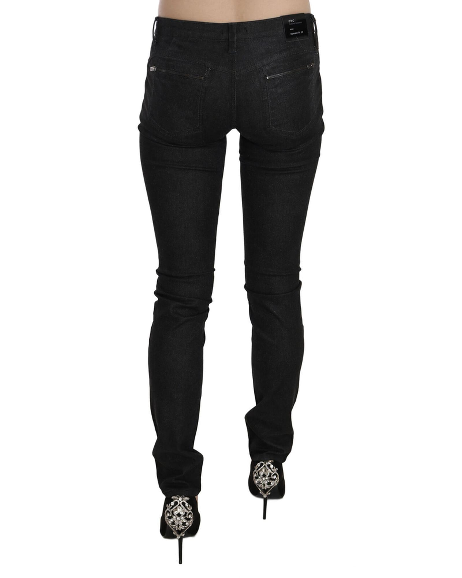 C’N’C COSTUME NATIONAL Low Waist Slim Fit Leg Skinny Jeans W26 US Women