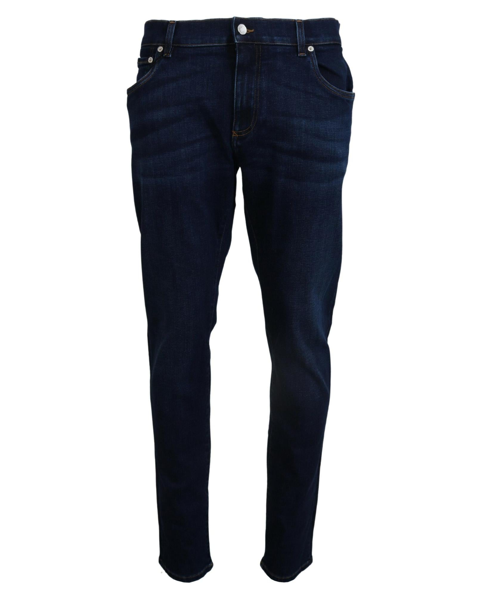 Brand New Dolce & Gabbana Slim Fit Denim Jeans 58 IT Men