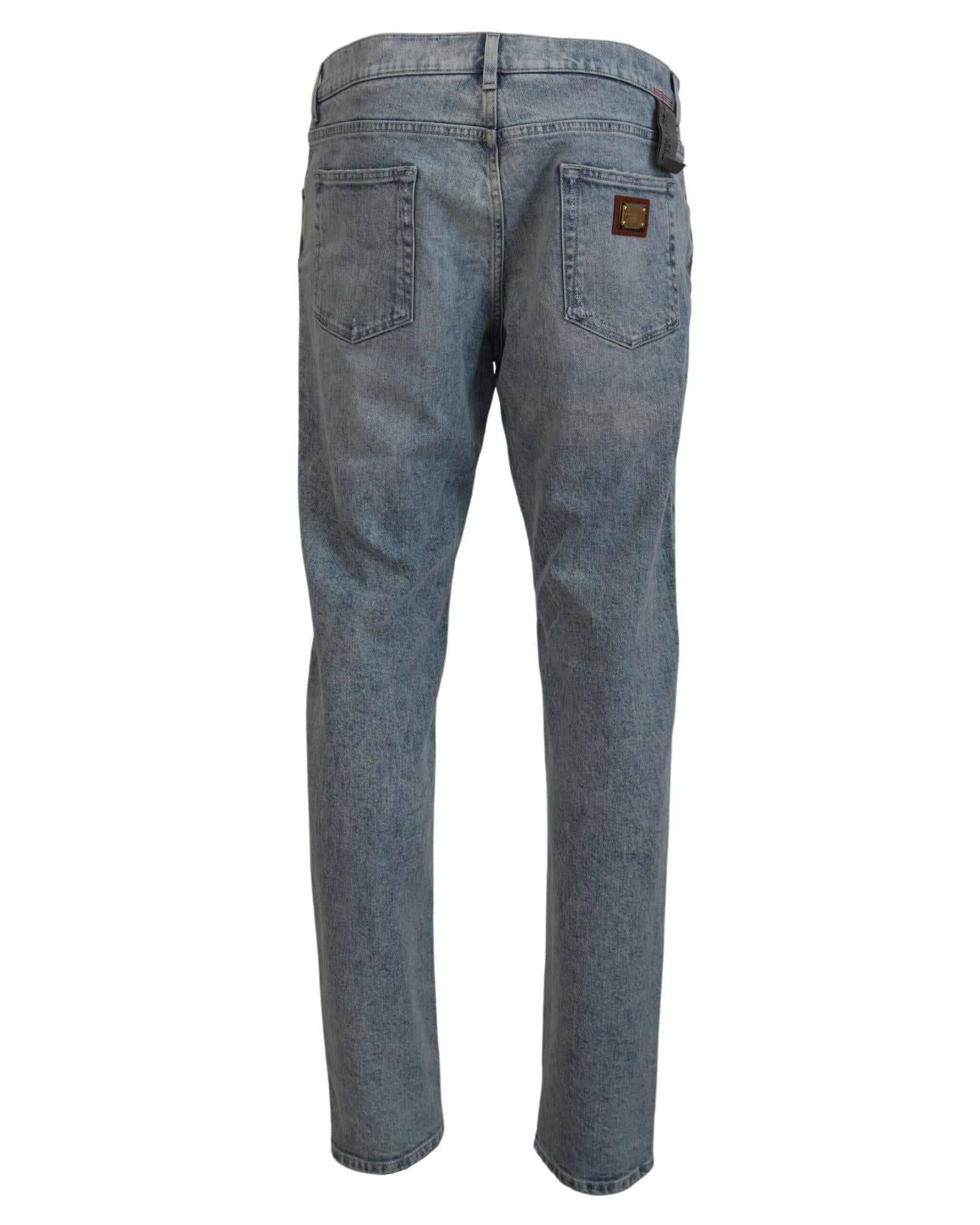 New Dolce & Gabbana Slim Fit Denim Jeans 56 IT Men