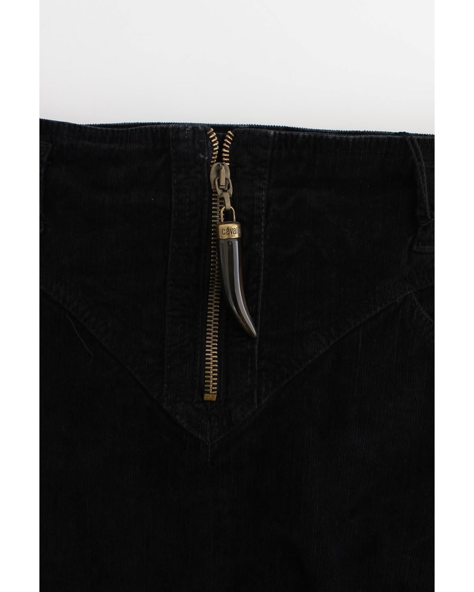 Just Cavalli Pencil Skirt with Logo Details 40 IT Women