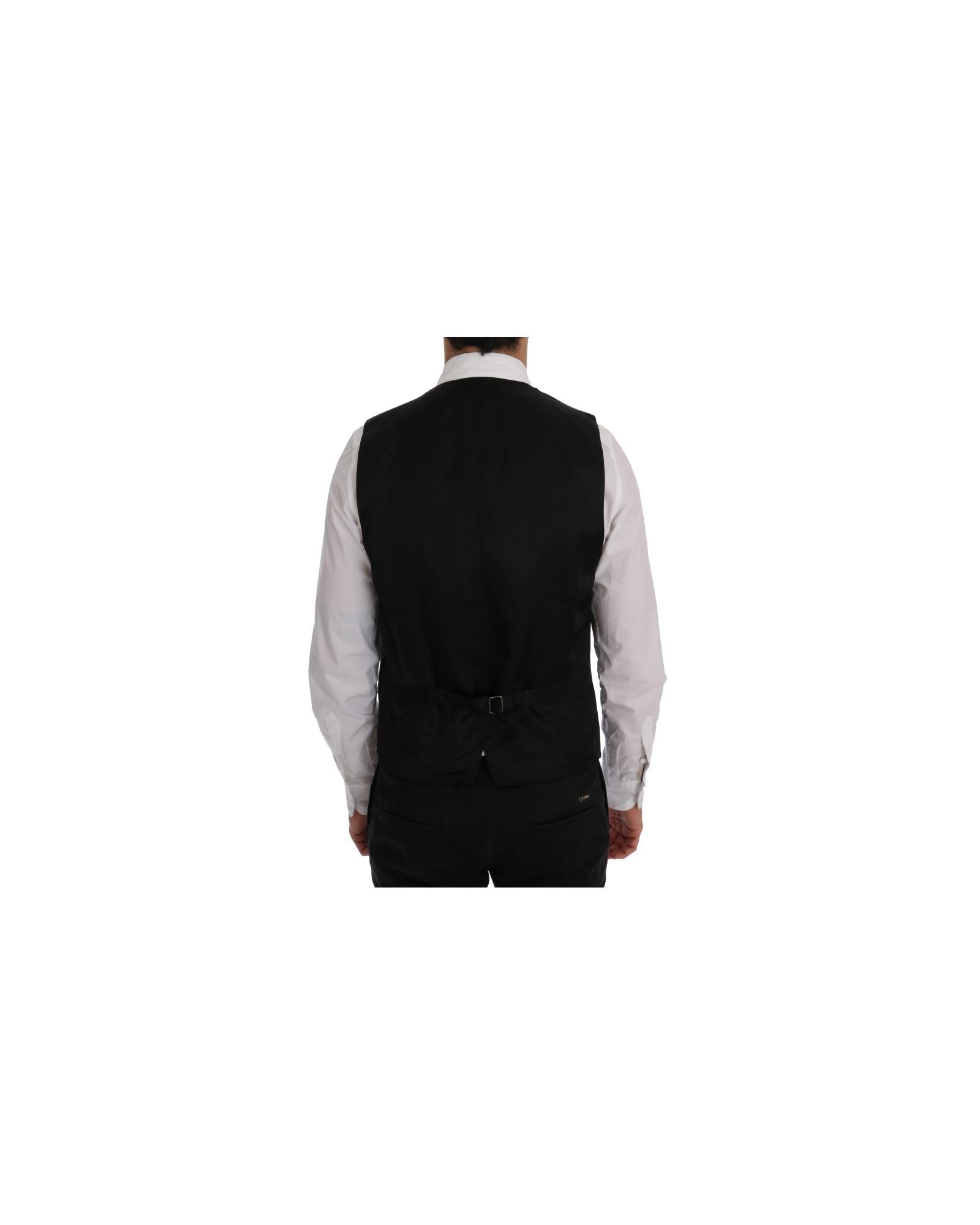 Dolce & Gabbana Staff Single Breasted Waistcoat Vest 50 IT Men