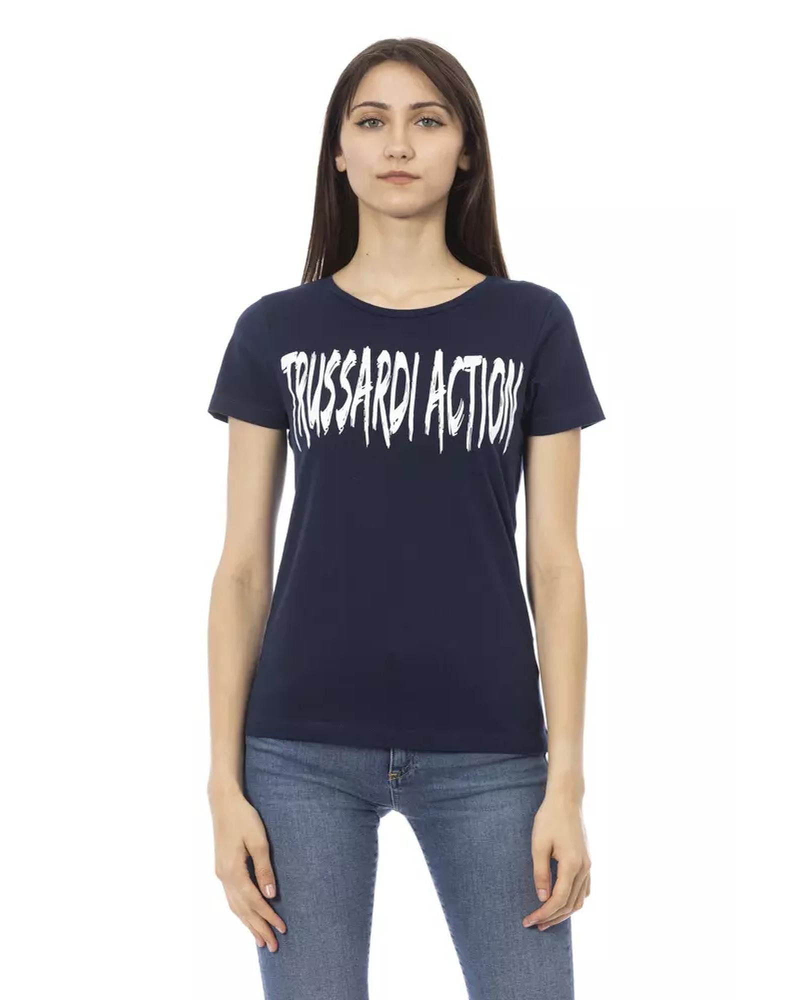 Short Sleeve T-shirt with Front Print 2XL Women