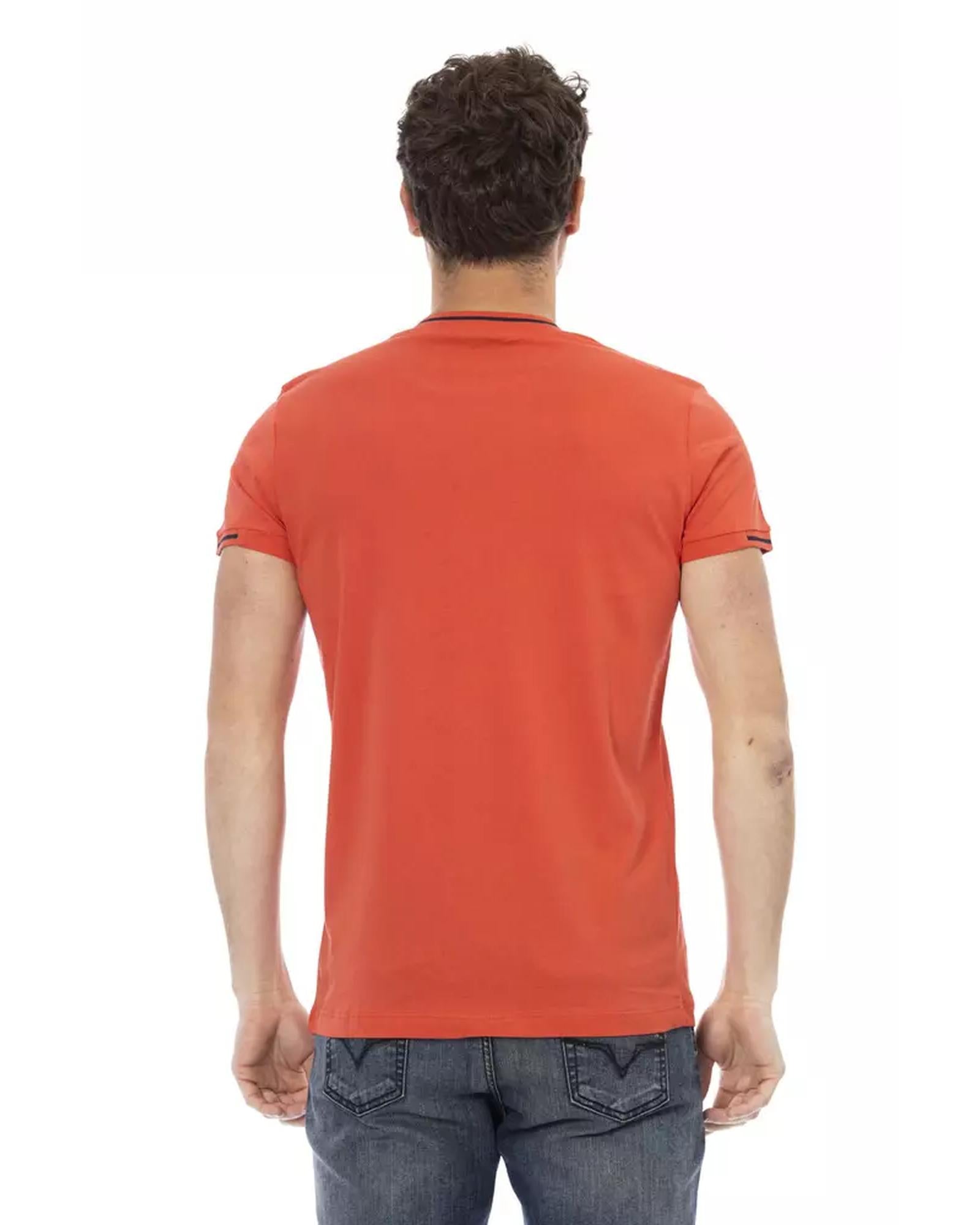 Short Sleeve T-shirt with Front Print XL Men