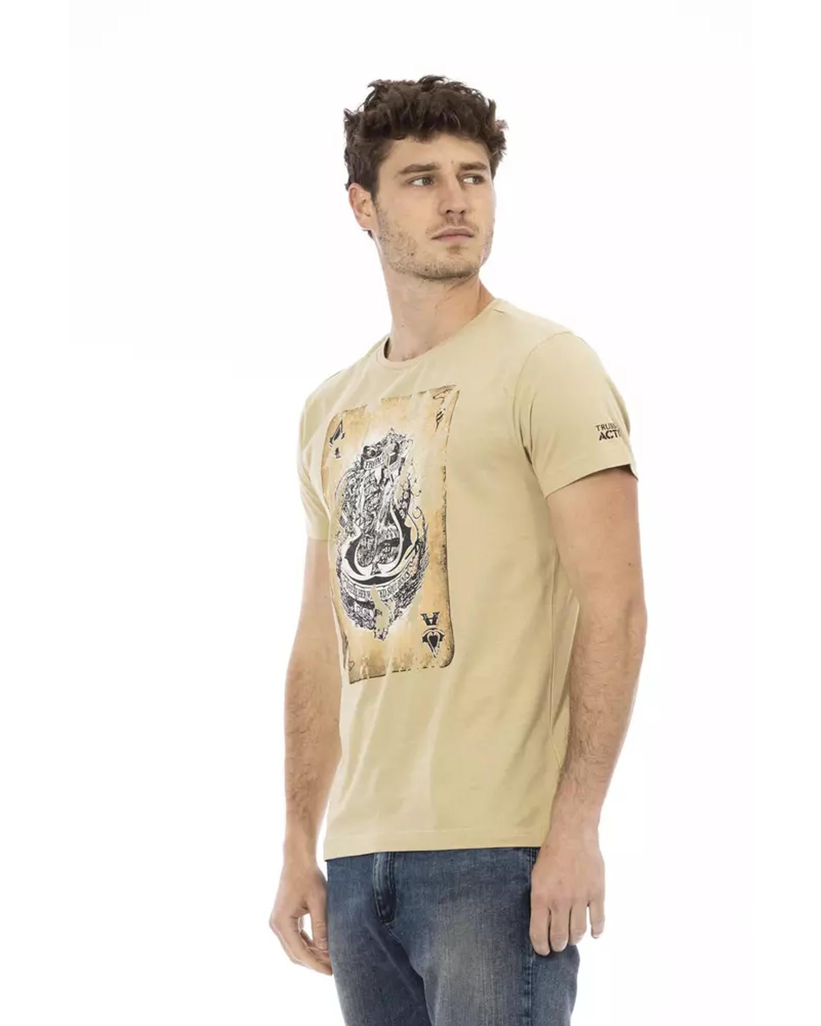 Short Sleeve T-shirt with Front Print L Men