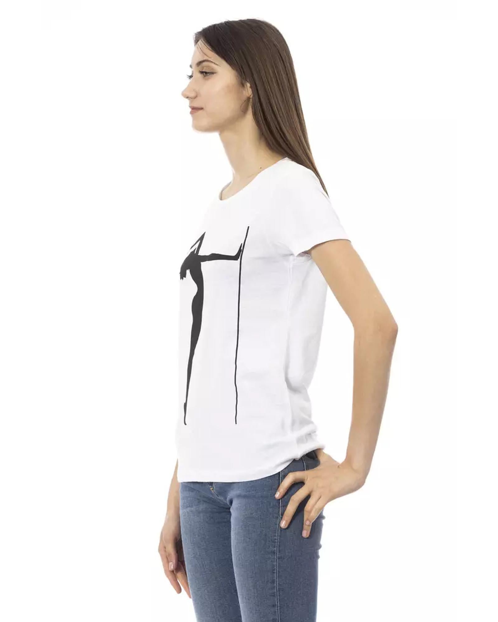 Short Sleeve T-shirt with Front Print XS Women
