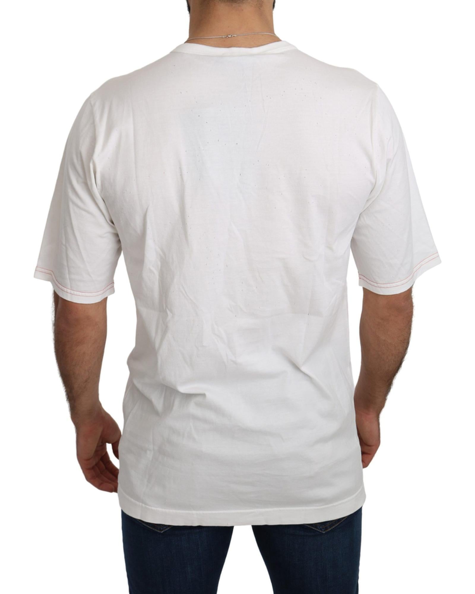 Gorgeous Authentic Dolce & Gabbana Leopard Print T-Shirt 46 IT Men