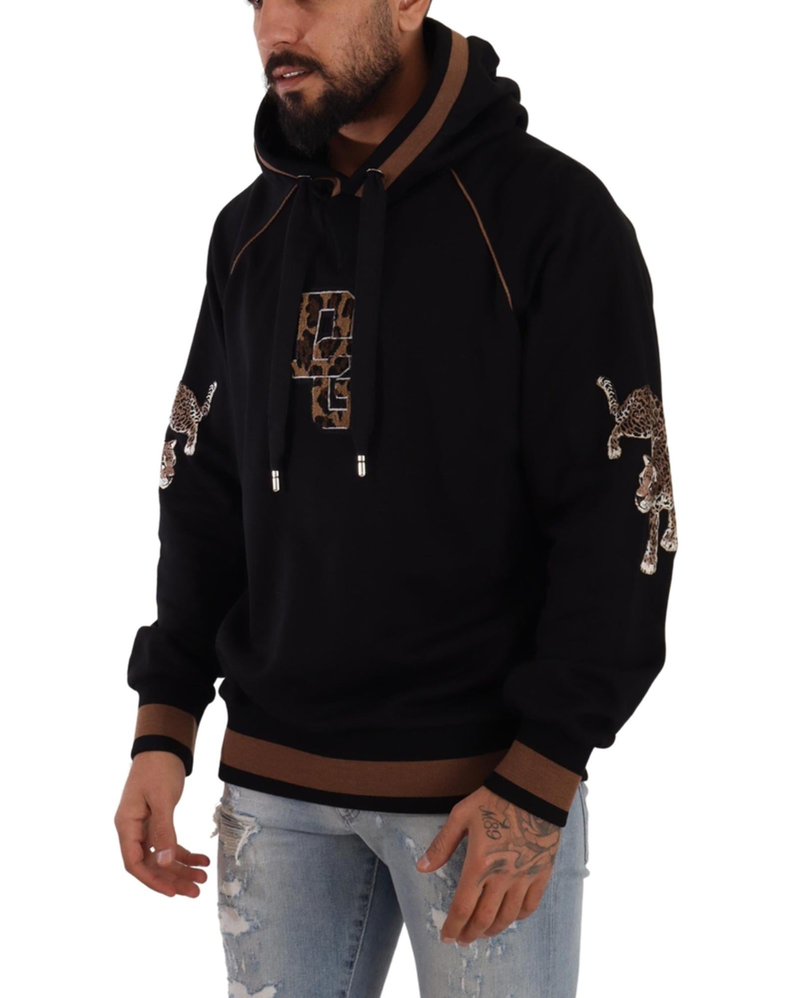 Stunning Dolce & Gabbana Pullover Hooded Sweatshirt 52 IT Men