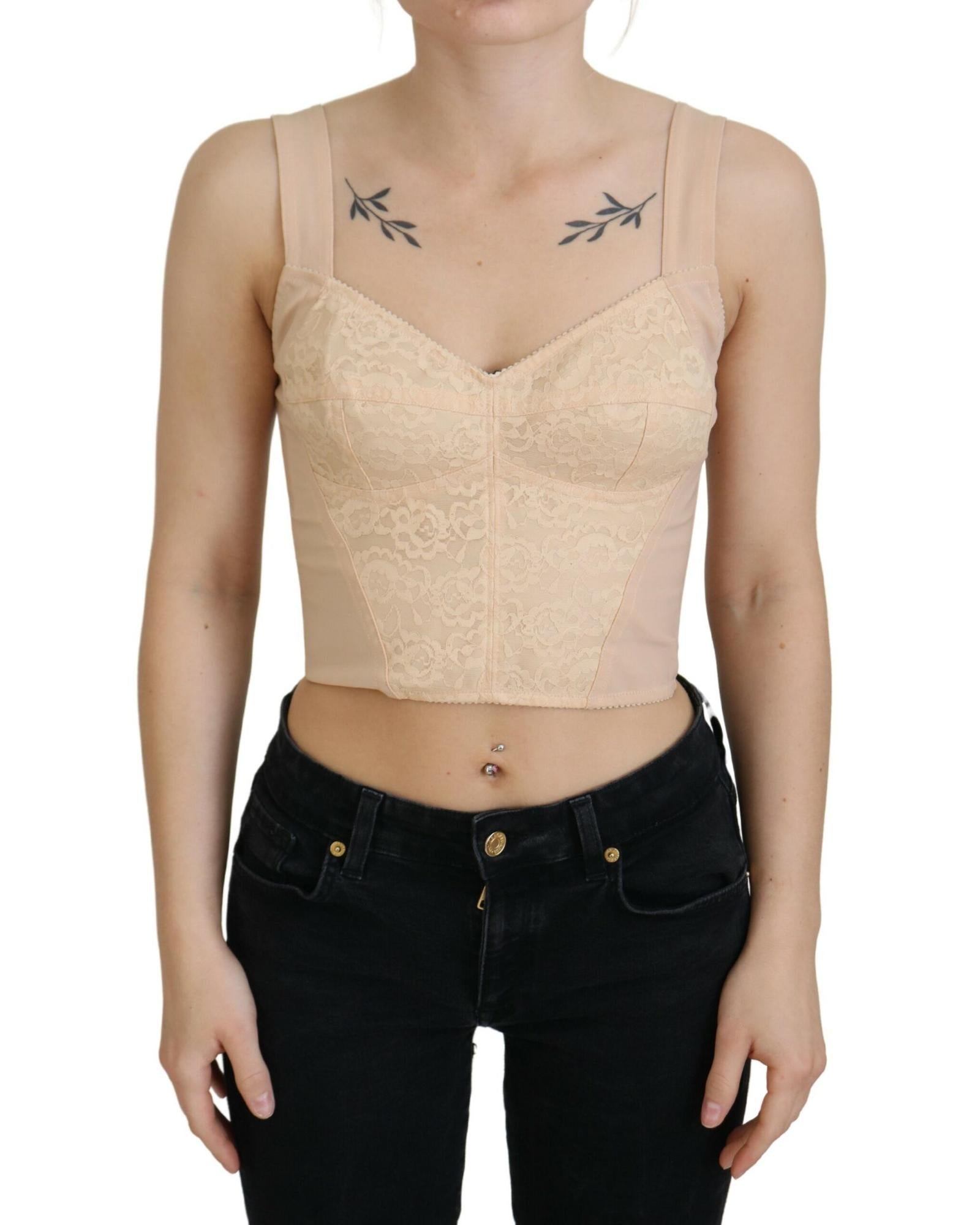 Dolce & Gabbana Bustier Top Blouse 40 IT Women