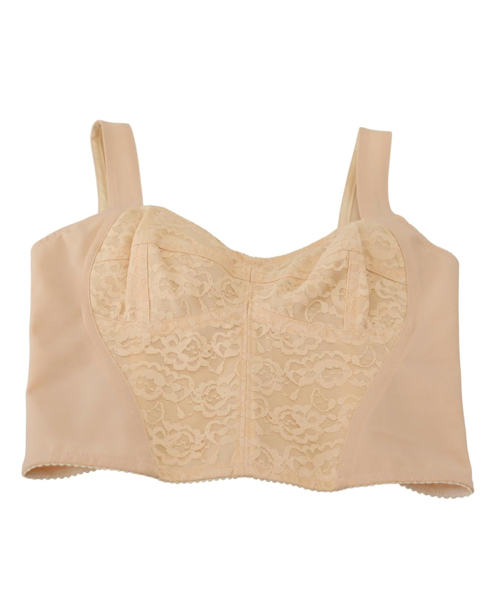 Dolce & Gabbana Bustier Top Blouse 40 IT Women