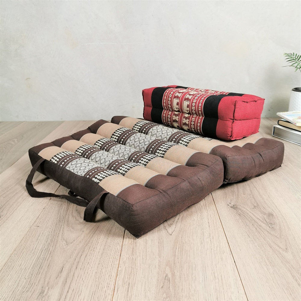 Meditation Cushion + Seating Block Set  StPink-YB-BlueEle main image 1