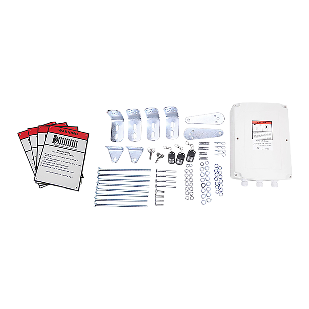 1000KG 10W Solar Double Swing Auto Motor Remote Gate Opener