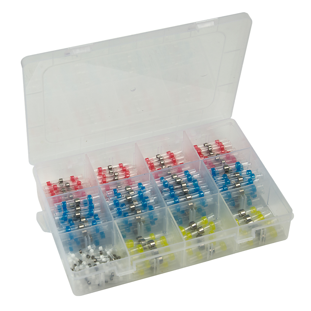 250PCS Waterproof Solder Seal Sleeve Heat Shrink Butt Wire Connectors Terminals