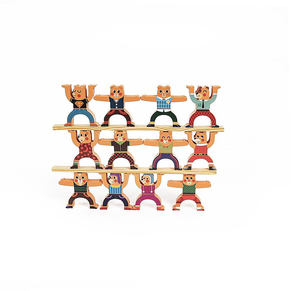 Balancing Stacking Blocks Educational Balance Wooden Acrobatic Toys Game