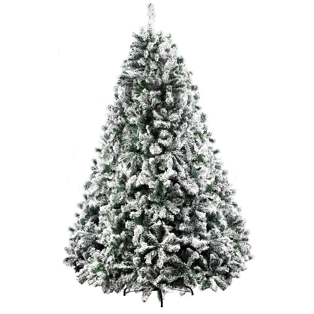 Jingle Jollys Christmas Tree 1.8M 6FT Xmas Decorations Great Snowy Green