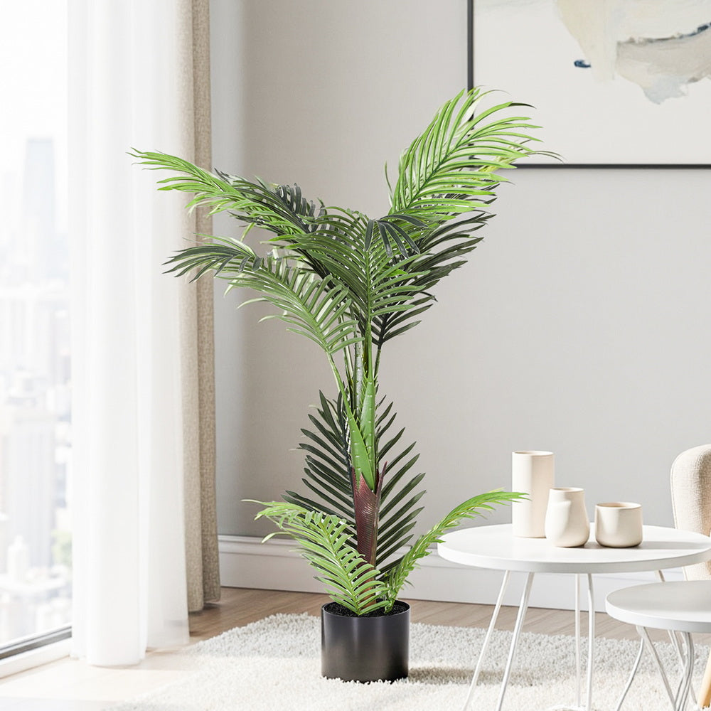 Artiss 100cm Artificial Palm Tree Faux Trees Indoor Decor Artificial Plants Lifelike Plant