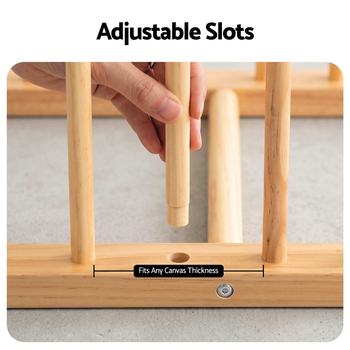 Artiss Art Drying & Storage Rack with Caster Wheels, Solid Wood Adjustable Slots Rack for Drawing Boards, Panels, Paintings, Artworks Display