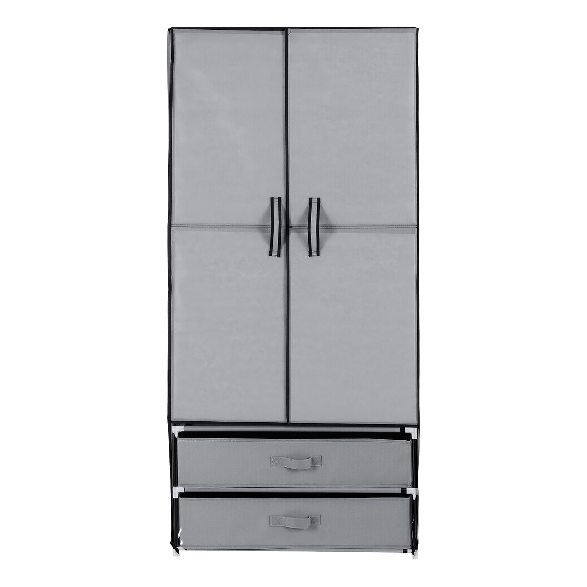 Artiss Large Portable Clothes Closet Wardrobe with Magnetic Door Grey