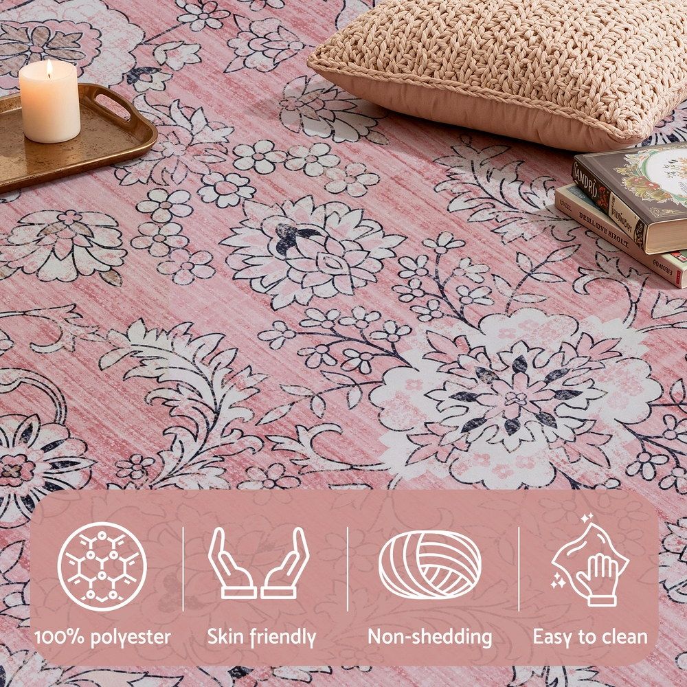 Artiss Floor Rug 240X340cm Large Washable Area Rug Vintage Living Room Carpet