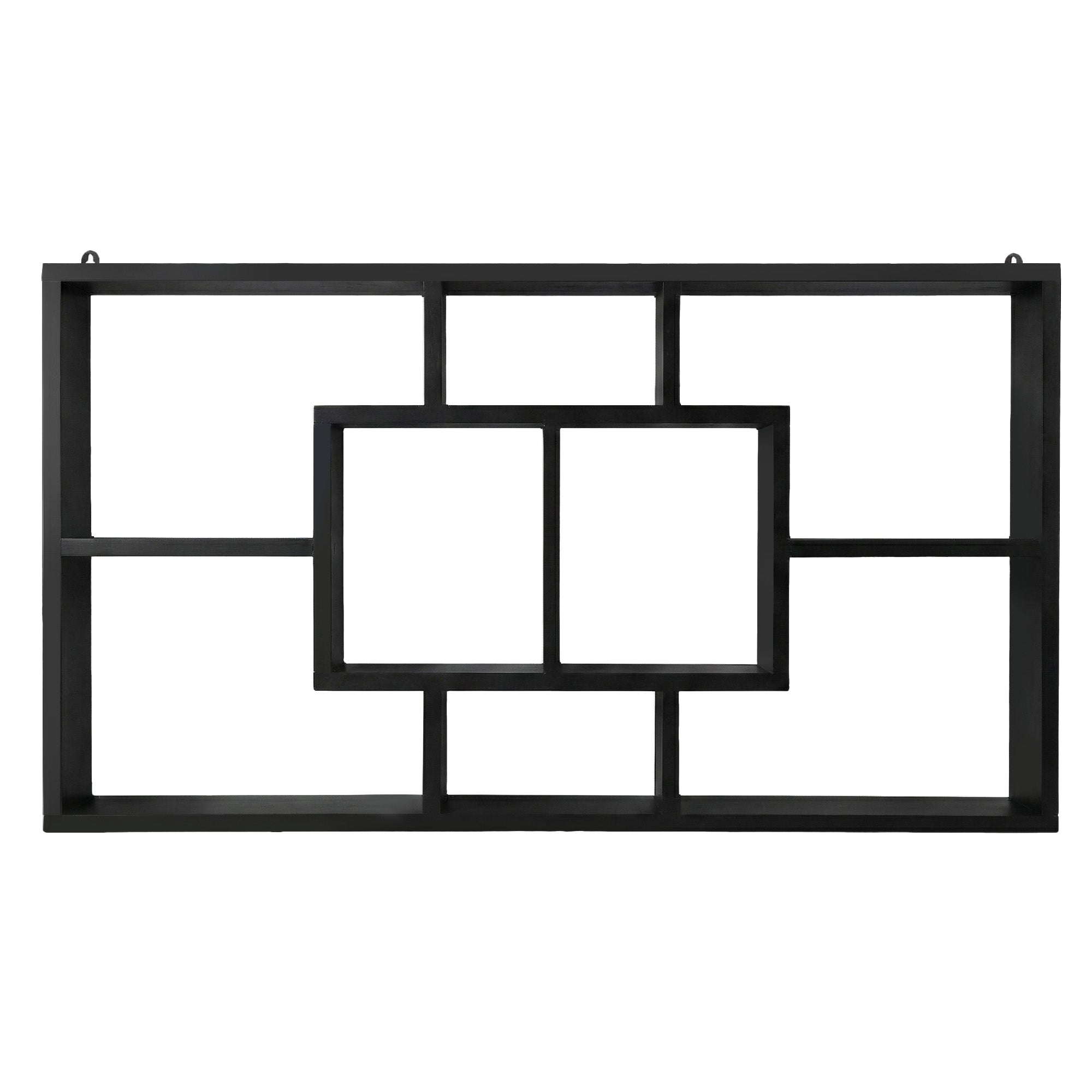 Artiss Floating Wall Shelves Bookshelf Black