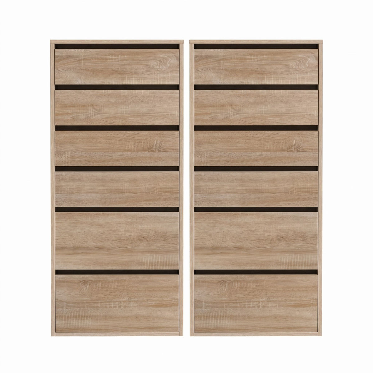 Artiss 2x Chest of 6 Drawers Dresser Tallboy Pine