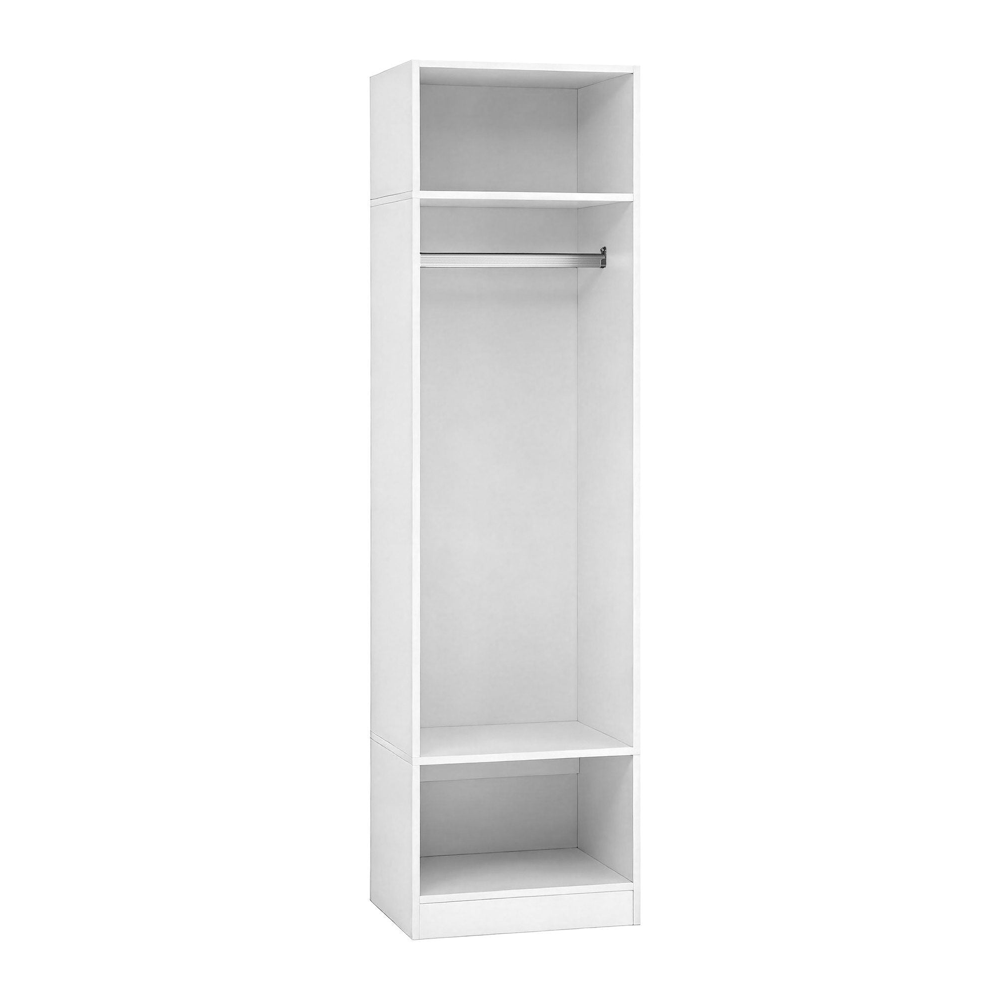 Artiss Wardrobe Clothes Closet Storage Organizer Shelf White