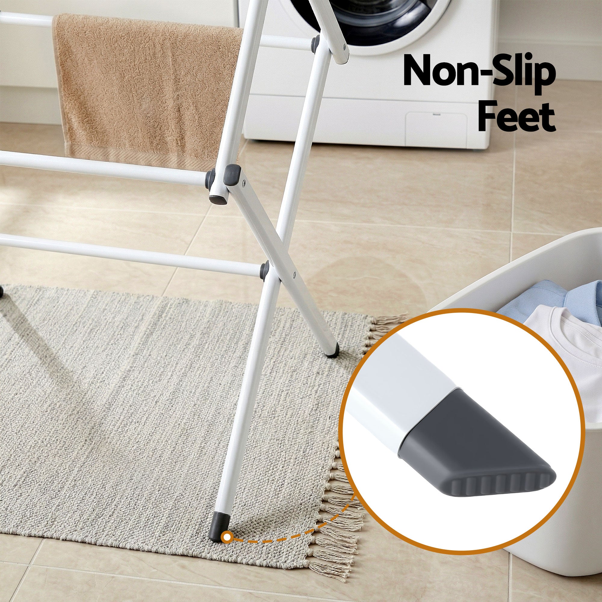 Artiss Clothes Rack Foldable Airer Drying Rack Portable No Assembly Required