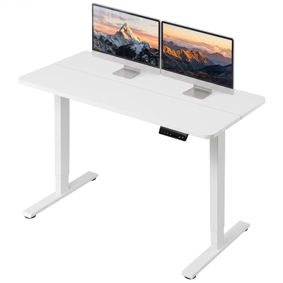 Artiss Electric Standing Desk Height Adjustable Table 120cm White