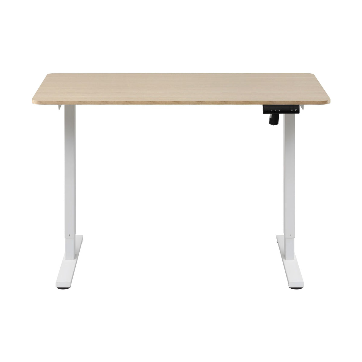Artiss Electric Standing Desk Height Adjustable Table 120cm Oak White