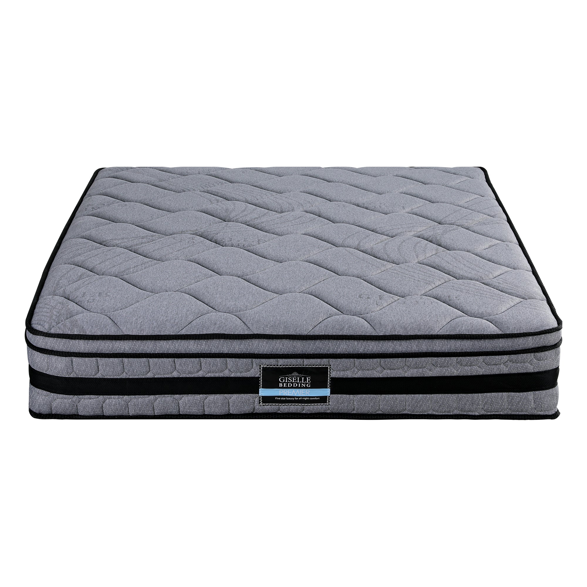Giselle Bedding 34cm Queen Mattress Hybrid, Pocket Spring Bed Mattress