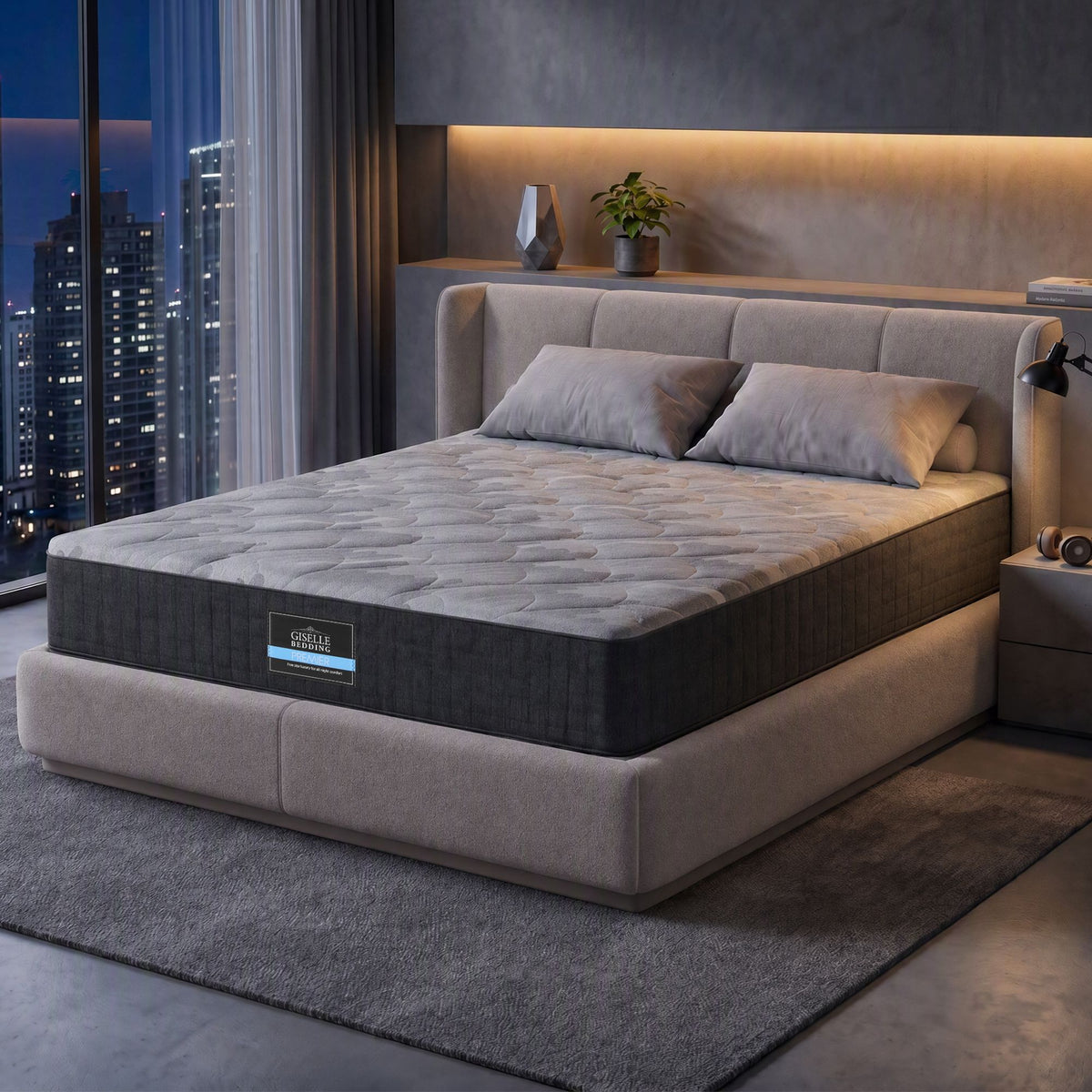 Giselle 30cm Double Mattress with Edge Support and 5-Zone Comfort