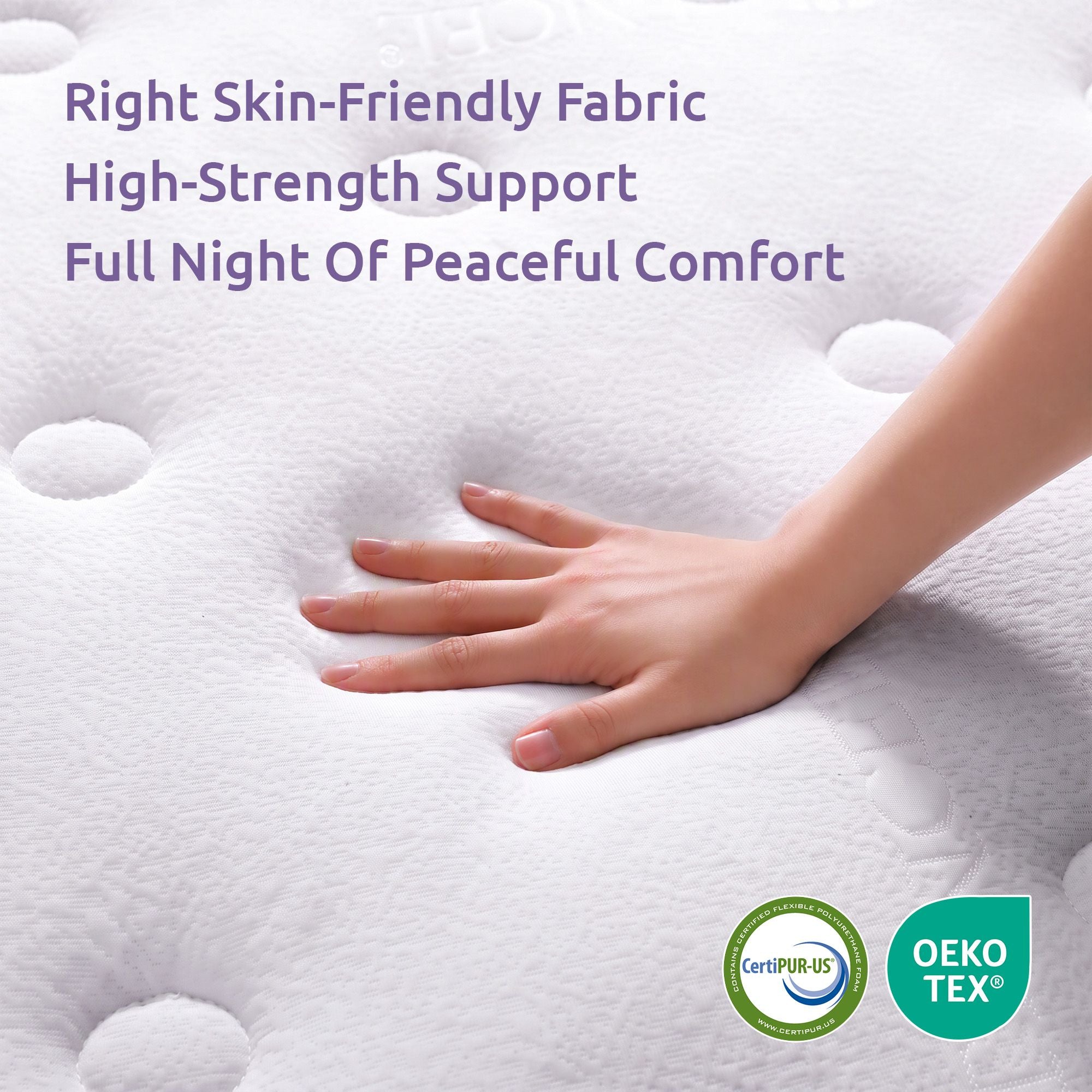 Levitex Single Mattress 23CM With Pocket Spring & Cooling Gel Foam, Medium-Firm Full-Body Support, Mattresses In A Box