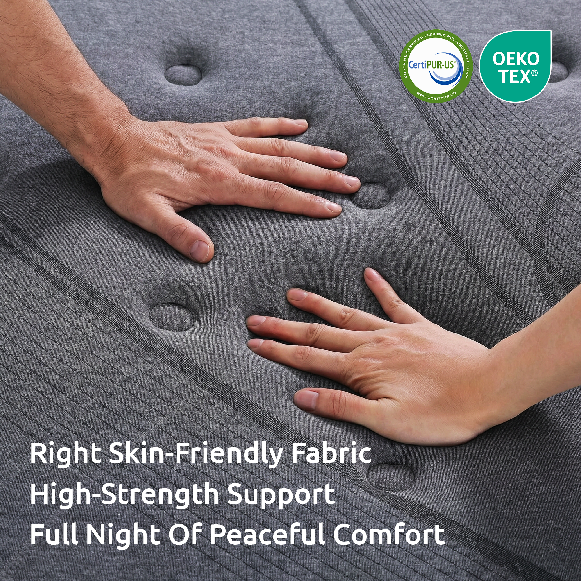 Levitex 33 cm Mattress 8.0 Extra Firm 7-Zone Pocket Spring Mattress with Dual-Row Edge Support & Breathable Knit Cover Queen